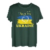 Pray for Ukraine Ukrainische Flagge Herz T-Shirt