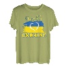 Pray for Ukraine Ukrainische Flagge Herz T-Shirt