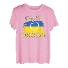 Pray for Ukraine Ukrainische Flagge Herz T-Shirt