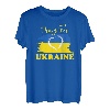 Pray for Ukraine Ukrainische Flagge Herz T-Shirt