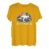 Patriotisches australisches Känguru Australien Flagge T-Shirt