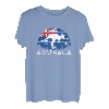 Patriotisches australisches Känguru Australien Flagge T-Shirt