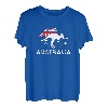 Patriotisches australisches Känguru Australien Flagge T-Shirt