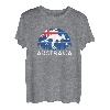 Patriotisches australisches Känguru Australien Flagge T-Shirt