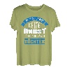 Vater Papa von zwei Töchtern Mädchen Vatertag T-Shirt