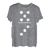 Fasching & Karneval - 5/3 Dominostein Kostüm T-Shirt