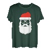 Weihnachtsmann Mütze Sonnenbrille Bart Santa Geschenkidee T-Shirt