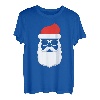 Weihnachtsmann Mütze Sonnenbrille Bart Santa Geschenkidee T-Shirt