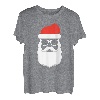 Weihnachtsmann Mütze Sonnenbrille Bart Santa Geschenkidee T-Shirt