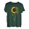 Katzen-Sonnenblumen-Geschenke für Katzenliebhaber, Katzenmutter, Katzenfrau, Frauen T-Shirt