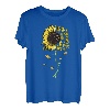 Katzen-Sonnenblumen-Geschenke für Katzenliebhaber, Katzenmutter, Katzenfrau, Frauen T-Shirt