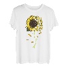 Katzen-Sonnenblumen-Geschenke für Katzenliebhaber, Katzenmutter, Katzenfrau, Frauen T-Shirt