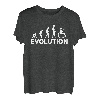 Lustiges Rollstuhl Evolution Behindertenhemd Behinderte Amputee T-Shirt