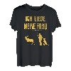 Herren Ich Liebe Es Wenn Meine Frau Mich Jagen Lässt lustiges Jäger T-Shirt