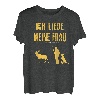 Herren Ich Liebe Es Wenn Meine Frau Mich Jagen Lässt lustiges Jäger T-Shirt