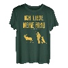 Herren Ich Liebe Es Wenn Meine Frau Mich Jagen Lässt lustiges Jäger T-Shirt