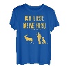 Herren Ich Liebe Es Wenn Meine Frau Mich Jagen Lässt lustiges Jäger T-Shirt