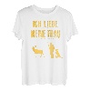 Herren Ich Liebe Es Wenn Meine Frau Mich Jagen Lässt lustiges Jäger T-Shirt