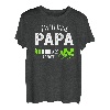 Herren Zwillingspapa Loading 2021 Werdender Papa Zwillinge T-Shirt