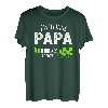 Herren Zwillingspapa Loading 2021 Werdender Papa Zwillinge T-Shirt