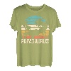 Herren Papasaurus T-Rex Papa Dad Dino Dinosaurier T-Shirt