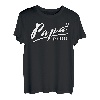 Papa Hoch 2 Est. 2022 Zweifacher Vater Lustig Vatertag T-Shirt