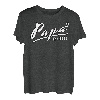 Papa Hoch 2 Est. 2022 Zweifacher Vater Lustig Vatertag T-Shirt