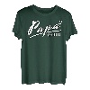 Papa Hoch 2 Est. 2022 Zweifacher Vater Lustig Vatertag T-Shirt