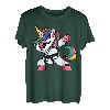 Lustiges Dabbing Einhorn Judo Tee, Judoka Frauen Mädchen T-Shirt