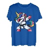 Lustiges Dabbing Einhorn Judo Tee, Judoka Frauen Mädchen T-Shirt