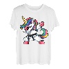 Lustiges Dabbing Einhorn Judo Tee, Judoka Frauen Mädchen T-Shirt