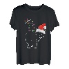 Weihnachtsmann-Katze Weihnachtsdekoration Lustige Weihnachten Katze Kätzchen Liebhaber T-Shirt