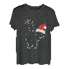 Weihnachtsmann-Katze Weihnachtsdekoration Lustige Weihnachten Katze Kätzchen Liebhaber T-Shirt