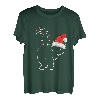 Weihnachtsmann-Katze Weihnachtsdekoration Lustige Weihnachten Katze Kätzchen Liebhaber T-Shirt