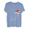 Weihnachtsmann-Katze Weihnachtsdekoration Lustige Weihnachten Katze Kätzchen Liebhaber T-Shirt