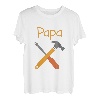 Familienoutfit Papa Werkzeug Vater Sohn Partnerlook T-Shirt