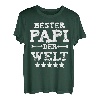 Bester Papi Der Welt I Vater Dad Daddy Paps Vati Pa Papa T-Shirt