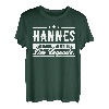 Hannes Name Lustiger Spruch Shirt Vorname Geschenk