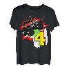 Monster Truck Geburtstag 4 Jahre 4. Geburtstag Feier Jungen T-Shirt