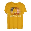 Herren Airsoft Sport Vintage Used-Look USA Amerikanische Flagge DAD T-Shirt