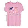 Herren Airsoft Sport Vintage Used-Look USA Amerikanische Flagge DAD T-Shirt