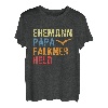 Herren Ehemann Papa Falkner Falknerei Falke Beizjagd Vogel Geschenk T-Shirt