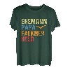Herren Ehemann Papa Falkner Falknerei Falke Beizjagd Vogel Geschenk T-Shirt