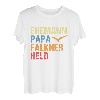 Herren Ehemann Papa Falkner Falknerei Falke Beizjagd Vogel Geschenk T-Shirt
