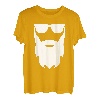 Lustiges Bart Und Sonnenbrille Design Für Männer Mit Bärten T-Shirt