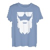 Lustiges Bart Und Sonnenbrille Design Für Männer Mit Bärten T-Shirt