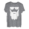 Lustiges Bart Und Sonnenbrille Design Für Männer Mit Bärten T-Shirt