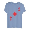 Karneval Kostüm Karo Ass Faschingskostüm Poker Kartenspiel T-Shirt