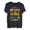 Herren T-Shirt, Humor, Herren, Mec Simple Bike, Sport Apero T-Shirt