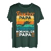Herren Taucher Designs für Väter die tauchen und Taucher-Papas T-Shirt
